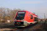 DB 641 040 als RB 16284 von Erfurt Hbf nach Bad Langensalza, am 09.03.2026 in Gispersleben.