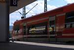 KBS 730 Basel-Waldshut-Schaffhausen-Singen: 641 014 + 641 016, RB30 17271 Basel-Rheinfelden (Baden), Basel Bad.