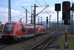 KBS 730 Basel-Waldshut-Schaffhausen-Singen: 641 039 + 641 014, RB30 17261 Basel-Lauchringen, Basel Bad.