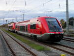 Bevor es f�r 641 015 und 641 016,am 24.Oktober 2026,zur Werkstatt,nach Mukran,ging wurde in Bergen/R�gen pausiert.