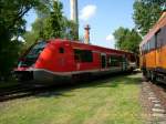 641 033 stand am 18.08.07 im Bahnbetriebswerk Wittenberg ausgestellt.