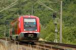 641 021-1 als RB Naumburg-Smmerda unterhalb der Rudelsburg bei Bad Ksen (20.06.2008)