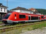 DB - Triebwagen  641 001-2 in Waldshut am 23.08.2009