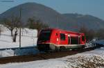 641 017-9 als RB 31259 (Erzingen(Baden)-Schaffhausen) bei Neunkirch 16.2.10