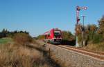 Dieser  Wal  passiert am 01.10.2011 das Esig Emleben als RB 16751 nach Grfenroda 