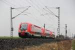 641 028 DB Regio bei Reundorf am 07.01.2015.