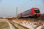 641 037 DB Regio bei Reundorf am 06.02.2015.