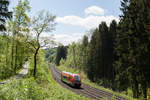 Die Bahnstrecke Neuenmarkt-Wirsberg/Bayreuth nach Hof ist zwischen Himmelkron und Marktschorgast sehr steigungsreich.