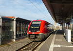 DB 641 006 als RB 16817 nach Querfurt, am 26.11.2021 in Merseburg Hbf.