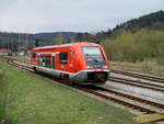 Ankunft aus Katzhütte kommend für den 641 012,am 25.April 2022,in Rottenbach.