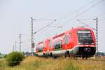 641 026 DB Regio bei Reundorf am 13.06.2014.