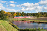 642 118 als RB 58954 Hilpoltstein-Roth am 14.10.2014 bei Hofstetten.