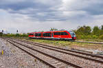 642 019-3 wird am Gleis 5 in Landau (Pfalz) Hbf bereitgestellt.