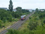 DB 642 009 als RE 16255 von Eichenberg nach Erfurt Hbf, am 27.07.2017 in Erfurt Nord.
