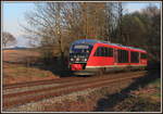 642 624 als RE  Hohenloheexpress  Crailsheim-Heilbronn am 12.04.2012 zwischen Neuenstein und Öhringen.