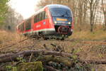 Die Desiros werden hier ein paar Jahre Dienst tun, da kann man auch mal den Blick abwenden...
So am 20.03.2020 bei Neuenstein, als eine Doppeltraktion 642 als RE Crailsheim-Heilbronn vorbeifuhr. 