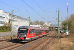 642 162+727 als RE Crailsheim-Heilbronn am 06.04.2020 bei der Einfahrt in Öhringen Hbf auf Gleis 2.