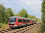 642 707+729 als RE Crailsheim-Heilbronn am 12.04.2020 zwischen Öhringen-Cappel und Hbf. Grüße gehen auch an den Tf. 