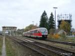 642 215  verlsst am 27.10.2006 den Bahnhof Memmingen.