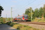 642 720+233 als RE Heilbronn-Crailsheim am 22.09.2020 bei Scheppach. 