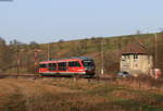 642 022 als RE 16555 (Nordhausen-Erfurt Hbf) in Wasserthaleben 24.2.21