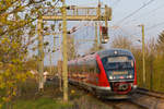 642 706 als RE80 Crailsheim-Heilbronn am 21.04.2021 in Öhringen-Cappel.