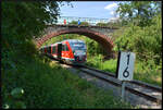 Uups, falscher Zug! Statt dem Desiro 642 162 sollte da eigentlich der verspätete  Eierkopf  -  Stuttgarter Rössle  (VT 12 506/507) auftauchen.
