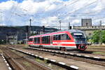 642 091 fährt als RE20 nach Dresden in Usti nad Labem Strekov aus. Lediglich ein Zugpaar am Wochenende verkehrt von Dresden über Usti nad Labem nach Litomerice mesto und Abends wieder zurück nach Dresden. 

Usti nad Labem Strekov 29.07.2023