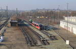 DB 642 689 am 05.02.2025 in Heilbronn Hbf.