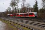 DB Westfrankenbahn 642 642 + 642 xxx + 642 xxx am 12.02.26 in Kahl am Main 