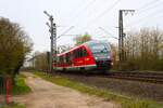 DB Westfrankenbahn Siemens Desiro 642 702 am 28.03.26 in Hanau Großauheim 