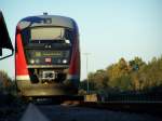 Dieser Desiro(Br.642) (hier: 642 117-6) war am 14.Oktober 2007 als RB zwischen Rothenburg o.d.T und Steinach(b.