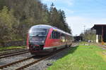 642 165 erreicht den Bahnhof Dahlbruch aus Richtung Kreuztal.

Dahlbruch 06.04.2024