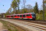 DB Regio Westfrankenbahn 642 631 + 642 xxx + 642 xxx als Werkstattfahrt am 09.04.26 in Kahl am Main 