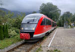 DB RegioNetz Verkehrs GmbH / S�dostbayernbahn 642 218 // Aschau (Chiemgau) // 25.