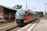 642 047 als RB heute wegen Bauarbeiten aus Grimma nach Leipzig in Borsdorf am 08.08.2009