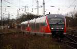 642 503 und ein weiterer Desiro durchfahren am 28.11.09 Leipzig-Leutzsch.