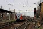 642 141/641 durchfhrt am 28.11.2009 Gaschwitz Richtung Geithain. Nur noch bis zum Fahrplanwechsel fhrt die DB auf der Strecke Leipzig-Borna-Geithain, danach bernimmt die MRB den Betrieb.