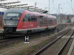 Ausfahrt mit 40 km/h und dann Vmax bekam Desiro 642 051 angezeigt als Dieser am 05.Dezember 2009 den Rostocker Hbf nach Wismar verlie.