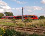 642 730 als RE, Erfurt Hbf - Magdeburg Hbf in Klostermansfeld.