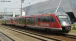 642 070 (DB Regio Erfurt) und 642 195 fahren am 19.07.2005 als RB in Wolfsburg ein. Was bitteschn macht ein Thringer Desiro dort?!?