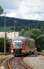 642 057 als RB30817 in Cranzahl, 31.7.010.