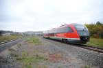 7.10.2010 13:33 DB AG Baureihe 642 564 als RB aus Gera nach Saalfeld (Saale) bei der Ausfahrt aus dem Bahnhof Gera Sd.