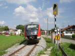 Ein BR 642 in Sulzberg Bhf am 11.08.09