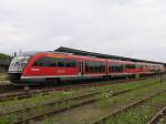 642 633-2 / 642 133-3 und eine weitere Desiro auf Bahnhof Zittau am 12-7-2007.