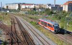 642 545 ist am 15.10.11 von Leipzig Hbf nach Dbeln unterwegs.