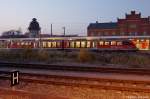 642 195/695 als RB13 (RB 17966) von Rathenow nach Stendal in Rathenow. 07.11.2011