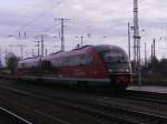 BR 642 168 kommt als RB von Tangermnde am 14.12.2011 in Stendal an.