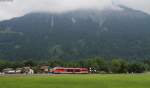 642 213-3 als RB 57396 (Oberstdorf-Kempten(Allgu)Hbf) bei Oberstdorf 17.6.12