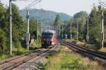 642 735-6 der Erzgebirgsbahn mit einem Sonderzug im Auftrag der Glauchauer Eisenbahnfreunde auf dem Weg nach Kayna in Zwickau Plbitz.Ein freundlichen Gru an den Tf.28.07.2012